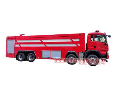 HOWO TX 8x4 24tons foam water fire truck