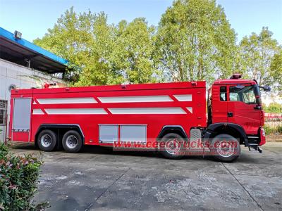 HOWO TX 8x4 24tons foam water fire truck