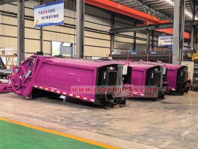 Philippines customer purchased 8cbm rear loader garbage truck body kit