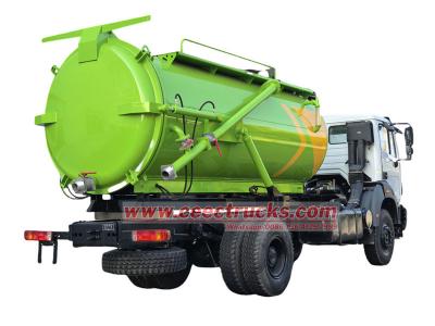 Beiben 1929 LHD 10CBM sewage vacuum truck