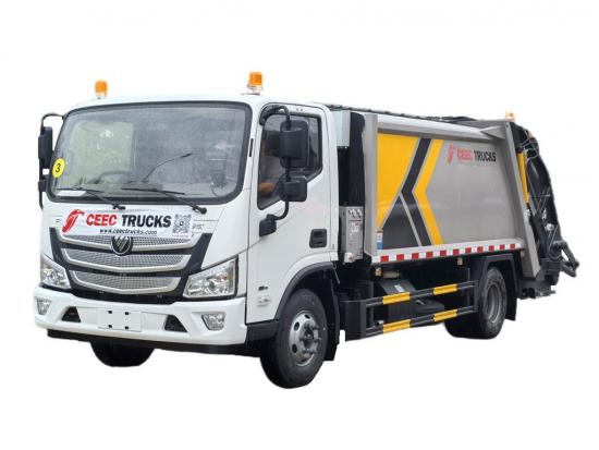 FOTON 10CBM garbage compactor truck with CUMMINS engine