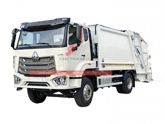 Howo 16CBM rear loader garbage truck