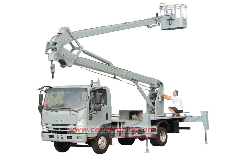 이수즈 KV100 14m 접이식 암식 작업차량