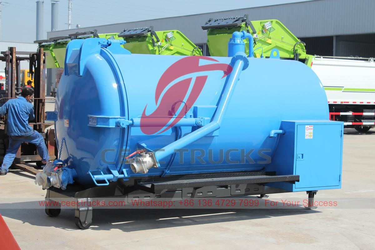 맞춤형 5000리터 진공 하수 탱크 본체