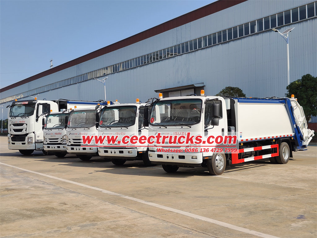 ISUZU GIGA 5X 쓰레기 압축 트럭 16 입방미터는 무엇입니까?