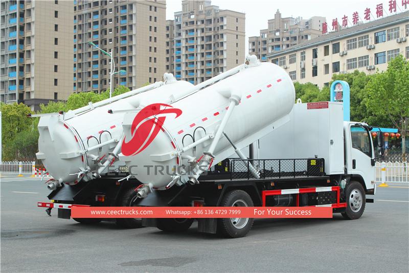 액체 진공 흡입 트럭 사용에 유용한 팁