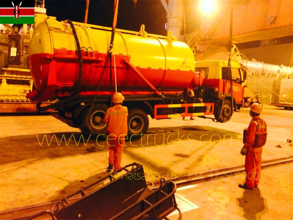 케냐, FAW 18 CBM 세스핏 엠티어 트럭 구매